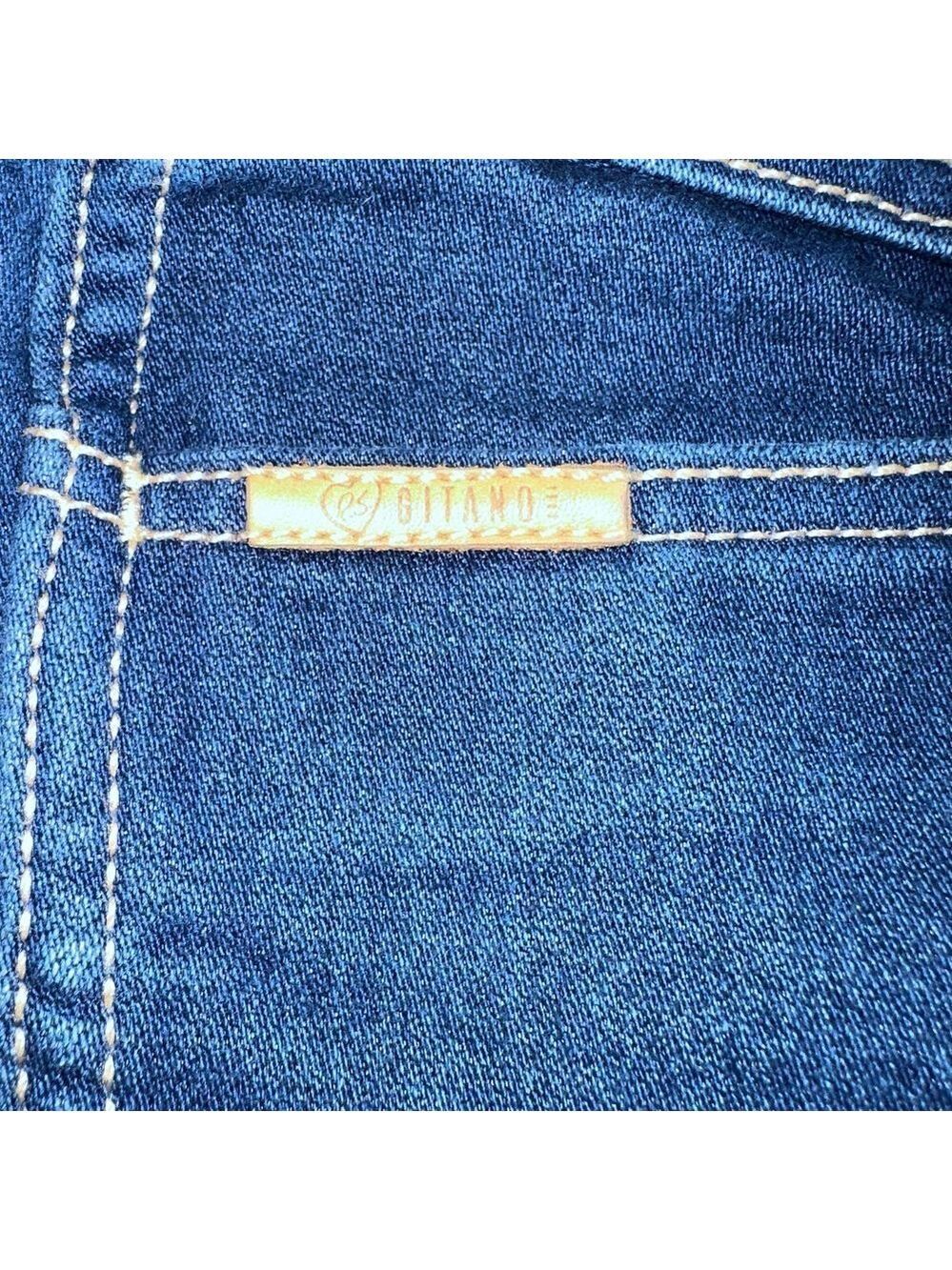 Vintage Women’s Size 32R 1980s Gitano High Waist Tapered Denim Blue Jeans - Picture 3 of 10